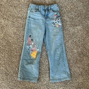 Girls wide leg jeans Art Class size 6